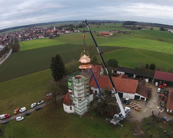 Zwiebelturm Kupfer