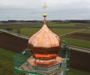 Zwiebelturm Kupfer Jesenwang